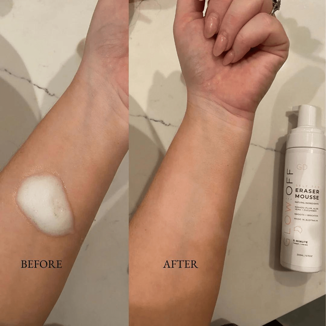 Why Use a Self Tan Eraser Mousse? - GlowDry Australia