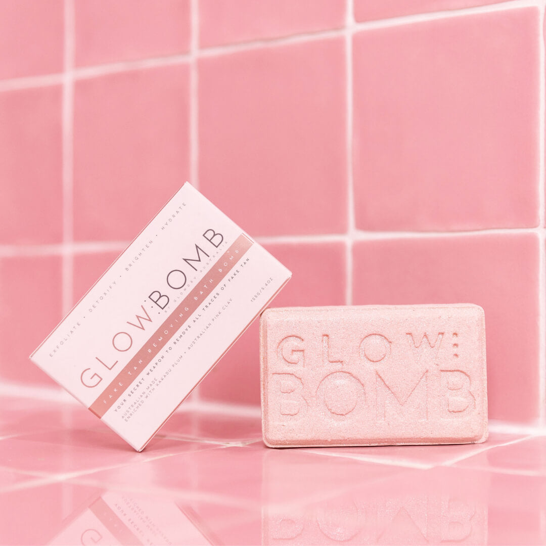 Fake Tan Remover Bathtub Bath Bomb - GlowBomb by GlowDry Australia