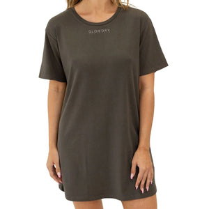 Bamboo 'Wide Fit' Tee Dress - GlowDry Australia