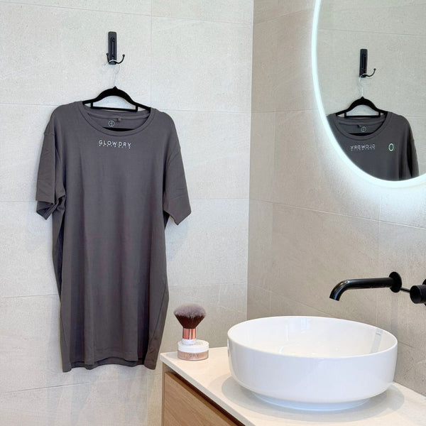 Bamboo 'Wide Fit' Tee Dress - GlowDry Australia