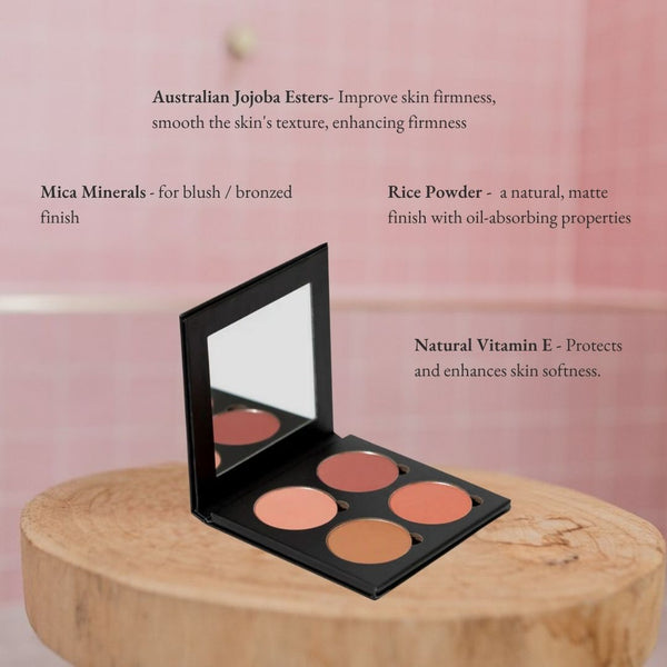 'Blush & Bronze' Contour Palette - GlowDry Australia