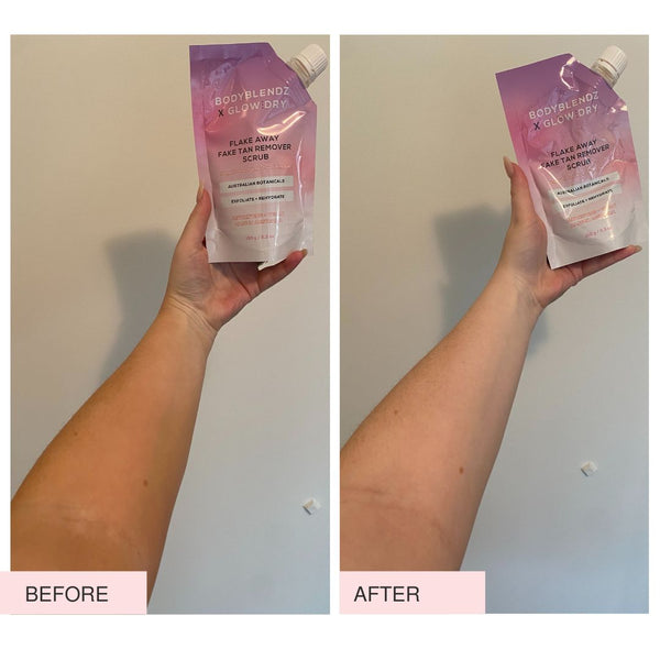 Flake Away Self Tan Remover Scrub - GlowDry Australia