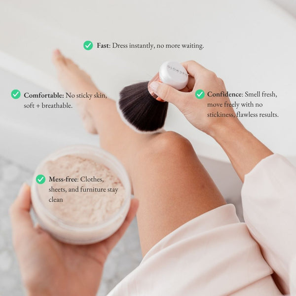 GlowDry Self Tan Drying Powder - GlowDry Australia