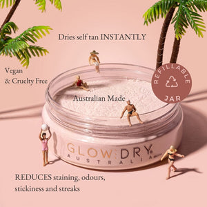 GlowDry Fake Tan Drying Powder - 60g Jar - LIMITED EDITION