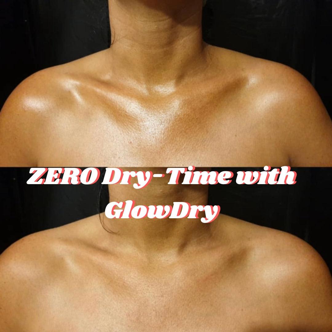 GlowDry Fake Tan Drying Powder - MINI Powder SPRAY 22g