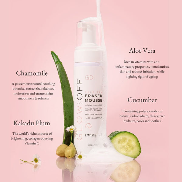 GlowOff - Self Tan Eraser Mousse - GlowDry Australia