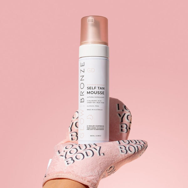 Natural Self Tanning Mousse 180ml - GlowDry Australia