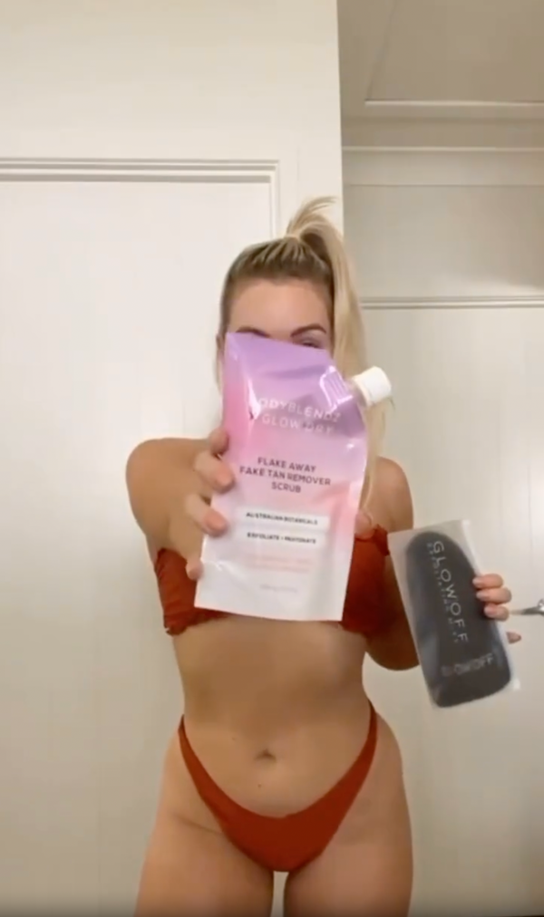 self tan remover scrub