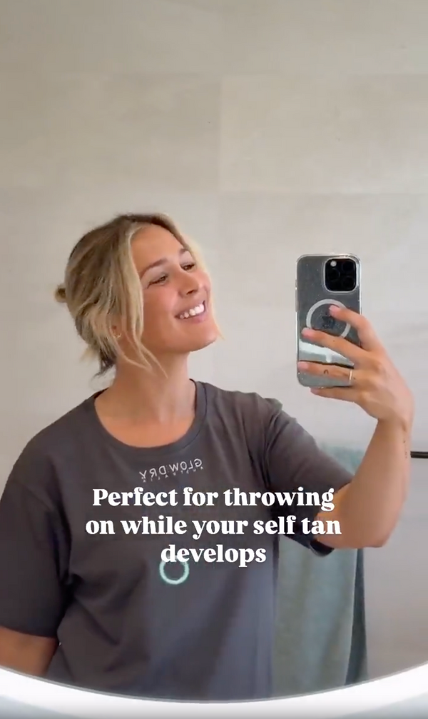 tanning dress glowdry