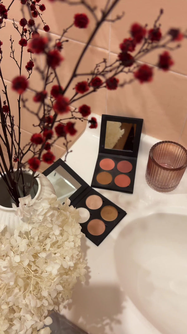 glowdry illuminating palette and contour palette