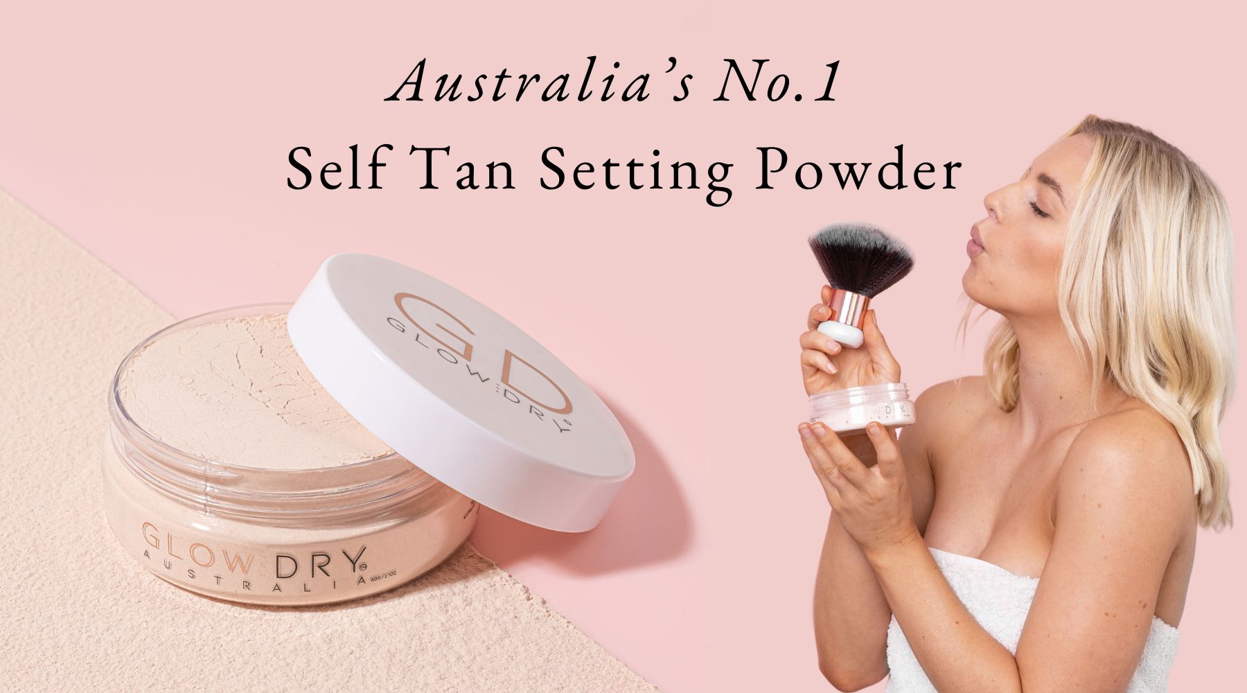 self tan drying powder | Australias best selling drying powder | GlowDry Australia