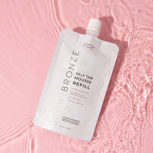 Natural Self Tan Mousse REFILL 180ml - GlowDry Australia